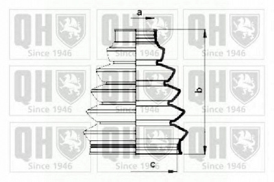 QUINTON HAZELL qjb840 -  Комплект пыльника, приводной вал